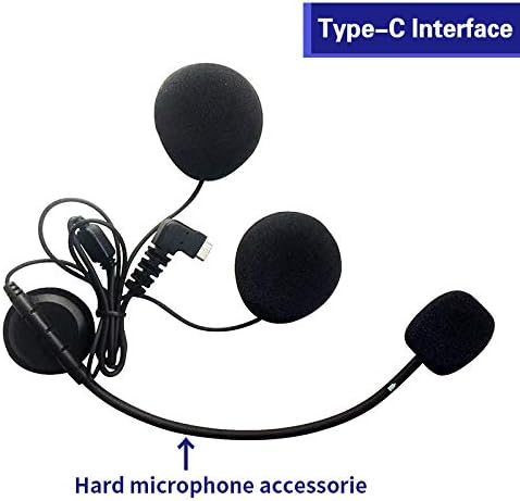 Motorcycle Bluetooth Headset BT-S3 - Type C Headphone Accessories with Hard Microphone