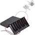 Heyiarbeit 50 Pairs AA Battery Spring Plate, Positive Negative Conversion Spring Contact Nickeling Plate 12mmx10mm