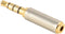 JacobsParts Gold Plated 3.5mm Male to 2.5mm Female Stereo Audio Headphone Jack Adapter Converter