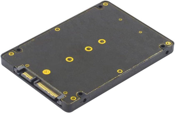 M.2 Adapter to 2.5 SATA Enclosure, B & M Key SATA Based NGFF SSD Converter, Supports 2230 2242 2260 2280 Hard Drive