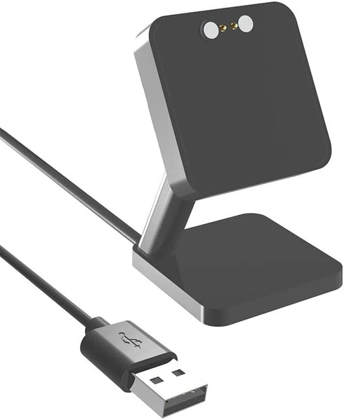 Compatible with TOZO S3 Smart Watch Charger,Lamshaw Charging Stand Desk Holder Charging Dock Station Compatible with TOZO S3, S4 1.78" Smart Watch (Black)