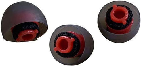 Zotech 3 Pcs Silicone Eartips Replacement Ear Buds for Plantronics Voyager 5200 & Voyager Legend Headset (Black, Medium)