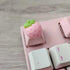 Personalized Cute Cartoon Transparent Keycap, Handmade OEM Profile Keycap for Mechanical Keyboard MX Switch (Strawberry)
