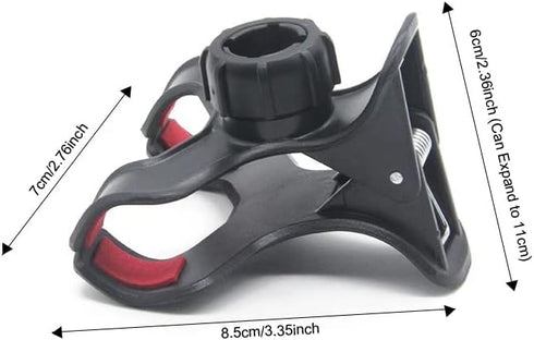 3 Pack Gooseneck Clamp Replacement Phone Holder Clip Universal 17mm Ball Mount Joint Socket for Flexible Long Arm Hose Stand Cellphone Bracket Table Bed Desk Car Bicycle Handelbar Ring Light