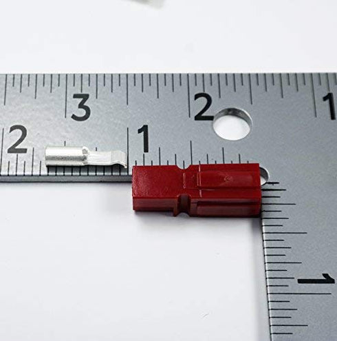 30 Amp Anderson Powerpole Connectors, PP15 to 45 - Red and Black Housing, 12-16 AWG Heavy Duty Contact, Pack of 12