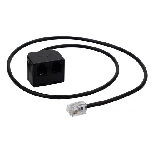 RJ9 Telephone Training Adapter Y Splitter for Headset or Handset, Compatible with Norstar, Nortel, Avaya, Mitel