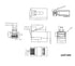 Cat6 Pass Through RJ45 Connectors, 100-PACK Cat 6 Ends/Cat6 Connector for Solid Strand Cable