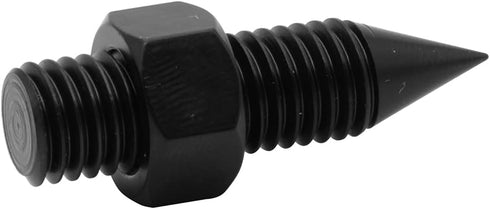 Flushbay 4 Pack Speaker Spikes, Adjustable Floor Protectors, M10 Black for Subwoofer, Turntable, Recorder