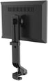 Monoprice Low Profile Flat-Clamp Mount for Single Monitor, Fits Screens Up to 32 Inches, VESA 75x75/100x100, Black