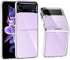 Clear Shockproof Case for Samsung Galaxy Z Flip 3, Slim Thin Protective Silicone Cover for Flip3 5G Phone