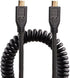 UCEC Coiled Micro HDMI to Micro HDMI Cable, 11.81"/30cm, for Gopro Cameras, Small HD Monitors
