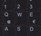 Spanish Latin American Replacement Keyboard Sticker, Black