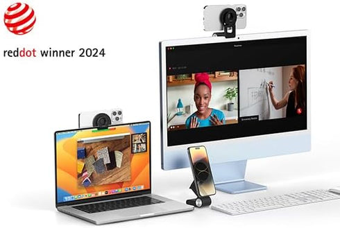SODI Continuity Camera Mount for Desktop Monitor & iMac, Adjustable Magnetic Stand for iPhone