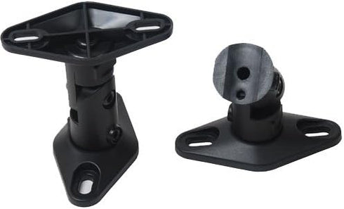 VideoSecu 2 Satellite Speaker Wall Ceiling Mounts Brackets 1EH (Black, 2 Pack)
