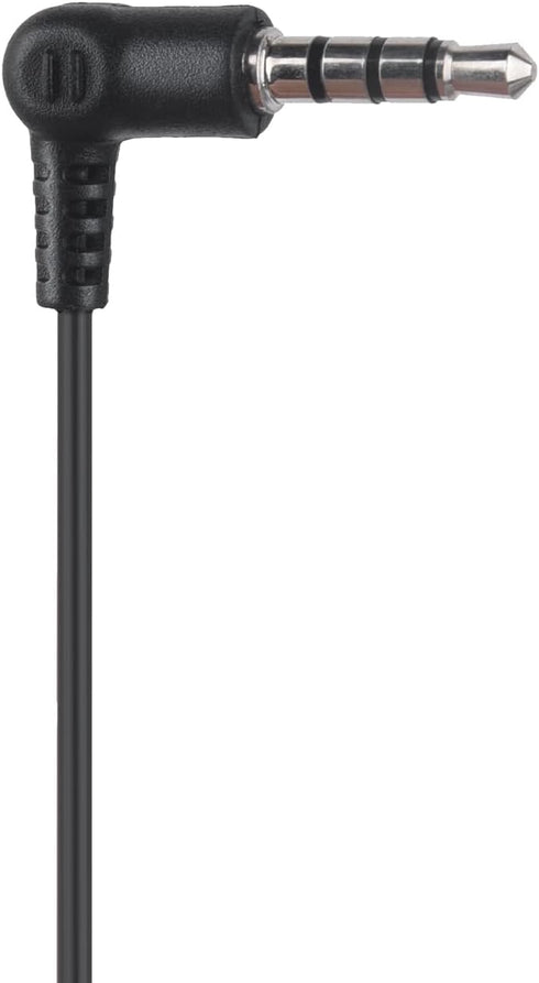 Referee Communication Headset, 3.5mm Wired Earpiece with Boom Mic for Soccer Football Coach Communication (In Ear)