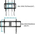 VideoSecu Tilt TV Wall Mount Bracket for Most 23"-85" LCD LED UHD Plasma TVs with Magnetic Stud Finder