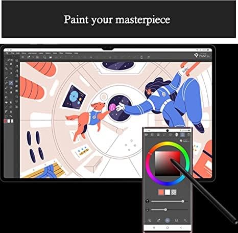 Galaxy Tab S8 Ultra, S8 Plus, S8 Stylus Pen Replacement, Tips/Nibs, Card Pin, Without Bluetooth, Black