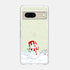 Blingy's Cute Winter Snowman Style Case for Google Pixel 7 Pro, Holiday Christmas Design Transparent Soft TPU (Snowman)