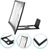 Svenirven 12'' 3D Curved Screen Magnifier, HD Mobile Video Movie Smartphone Screen Amplifier Projector Cell phne Stand