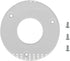 Big Horn 14102 Clear Router Sub Base - Replaces OEM# 42188 for Router 100, 690, 691, 693 (5-3/4" Dia)