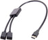 chenyang USB C OTG Cable, USB Type C 1 Male to 2 Female Dual Ports Hub Cable for Laptop, PC, Mouse