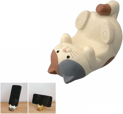 Unique Cute Cell Phone Stand Car Holder, Fun 3D Cartoon Cat Rabbit Animal Design Mobile Phone Tablet Bracket for Desk