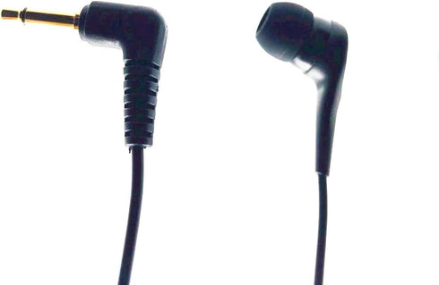 K2 Single-Side Earphone, Economical Mono Earbuds in-Ear Noise Isolating Headphone, 3.5mm Plug Reinforced Cord for