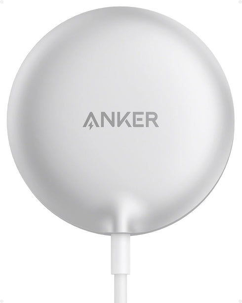 Anker MagGo Magnetic Wireless Charger (Pad), Qi2 Certified 15W Ultra-Fast MagSafe Compatible Wireless Charger for