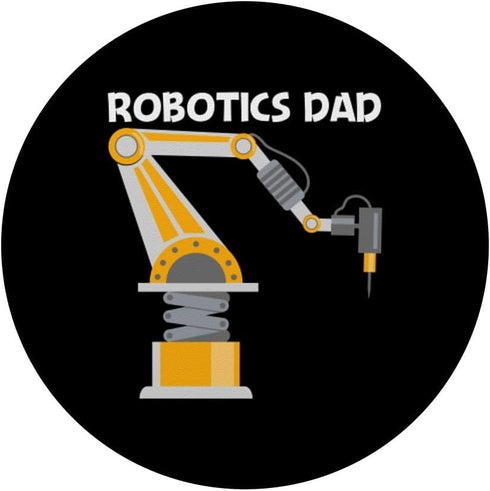 PopSockets Standard PopGrip Cool Robotics Art For Dad Father Robot Robotics Engineering