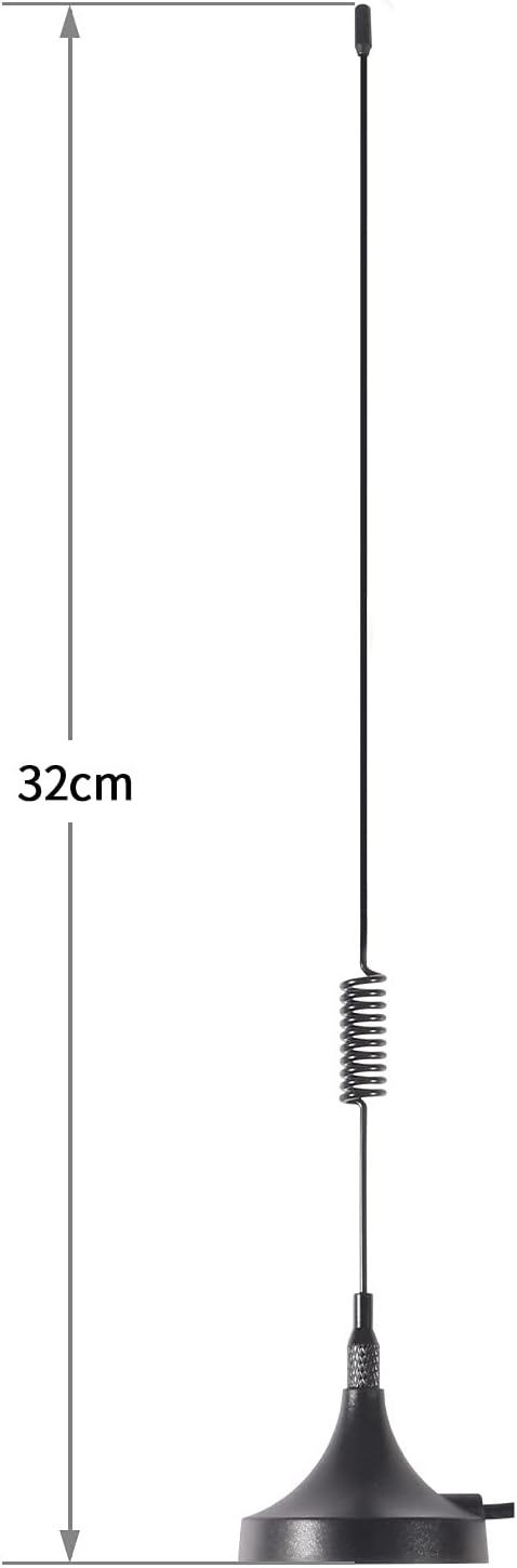 ACEIRMC Universal Car Stereo Antenna Car FM AM Radio Antenna Magnetic Base Car Radio Antenna Aerial for Vehicle Truck