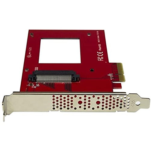 StarTech.com U.2 to PCIe Adapter - x4 PCIe for 2.5" U.2 NVMe SSD - SFF-8639