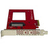 StarTech.com U.2 to PCIe Adapter - x4 PCIe for 2.5" U.2 NVMe SSD - SFF-8639