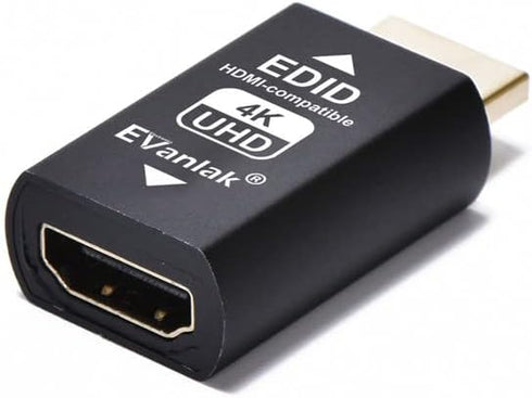 HDMI EDID Emulator Passthrough Adapter, 3rd Generation for Mac Thunderbolt to HDMI Switches/Extender/AV Receiver, 4K