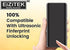 Screen Protector Film for Samsung Galaxy S23 Ultra, Case Friendly, Ultrasonic Fingerprint Unlock, Clear, 2 Pack