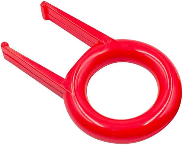Granvela Pack 2 Keycap and Key Remover, Red Plastic Keycap and Key Puller for Mechanical Keyboard
