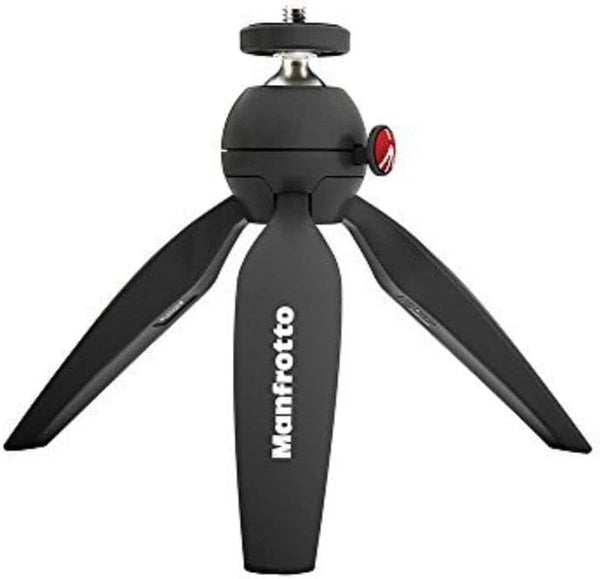 Manfrotto MTPIXIMII-B, PIXI Mini Tripod with Handgrip for Compact System Cameras, for DSLR,
