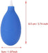 Dust Blower Pump Cleaning Tool for Camera, Watch, Phone, Keyboard, Lens Filter (Black/Blue)