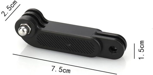 ThtRht 2 Pack Action Camera Curved Extension Arm Adjustable Rotating Camera Mount Joint Adapter for Mobile Phone Chest