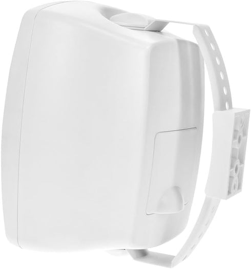 Monoprice WS-7B-42-W 4in. Weatherproof 2-Way 70V Indoor/Outdoor Speaker for Whole Home Audio, White (Each)