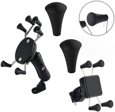 ThtRht 8 Pack Rubber Caps Replacement Non-Slip Silicone End Cap Tips Grips for RAM X-Grip Phone Mount Holder Smartphone
