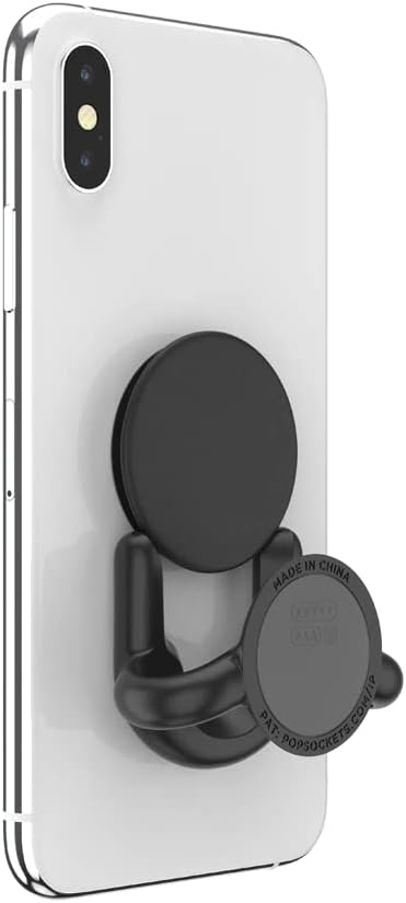 PopSockets Multi-Surface Phone Mount, Universal Phone Stand, Phone Holder Stand, Version 2 - Black