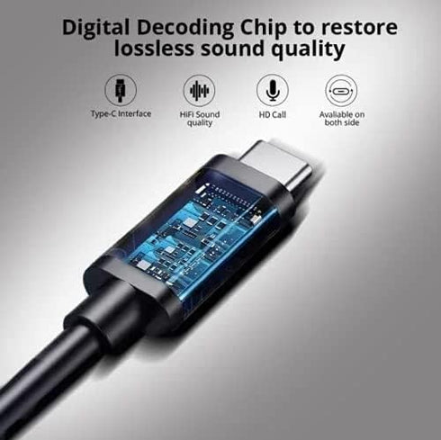 USB Type C Headphone Wired with Mic, Replacement for Fire Max 11, Kindle Scribe, Samsung Galaxy A54 5G
