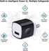 USB Charger Block 10 Pack, UorMe 1A 5V Single Port Power Adapter Charging Phone Cube Box Brick Plug Pack Compatible