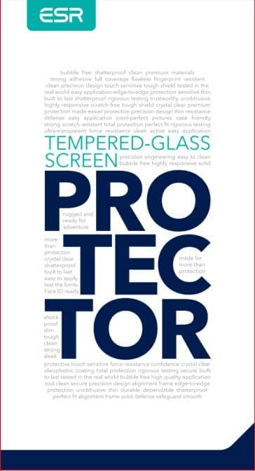 ESR 3 Pack Tempered-Glass Screen Protector for iPhone 14/13/13 Pro, Military-Grade, Scratch Resistant, Easy Install.