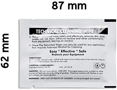 Large Non Woven Wipe, Surface Clean for Phone/Wheel/Window, 40/Box