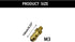 URIMPAVIDO 2PCS Nozzle (M3) RC Boat Water Cooling Faucet Water Nipple Fuel for RC Boat Ship DIY Model Toy Parts