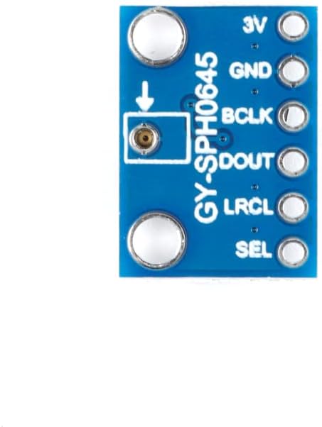 2Pcs SPH0645 Digital Microphone Sensor Module, Low Power Sound Microphone, 1.6-3.6V Sound Detector Module
