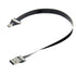 xiwai 1.0M USB 2.0 Type-A Male to Micro USB 5Pin Data Flat Slim Cable for FPV & Disk