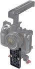 Cheese Plate Camera Mounting Plate with 1/4"& 3/8" Universal Type Positioning Hole Expansion for Quick Mounting