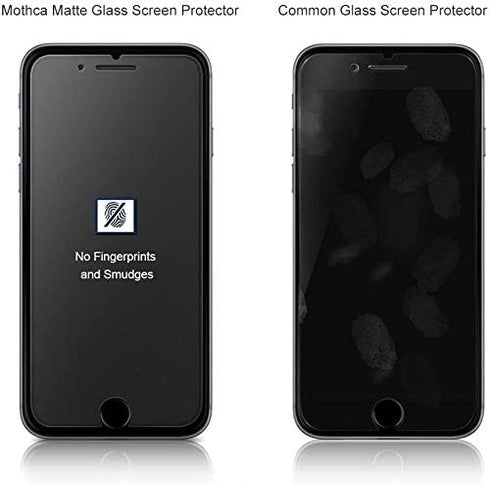 Mothca Matte Glass Screen Protector for iPhone SE 2020/2022, Anti-Glare & Anti-Fingerprint, 9H HD Clear Tempered Glass